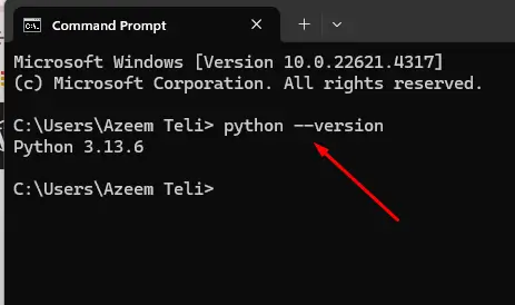 Check Python Version