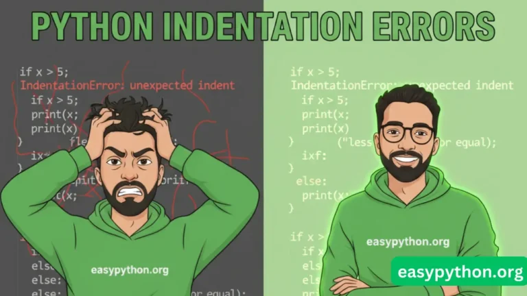 Python Indentation Errors Explained: Stop Crying Over Unexpected Indents